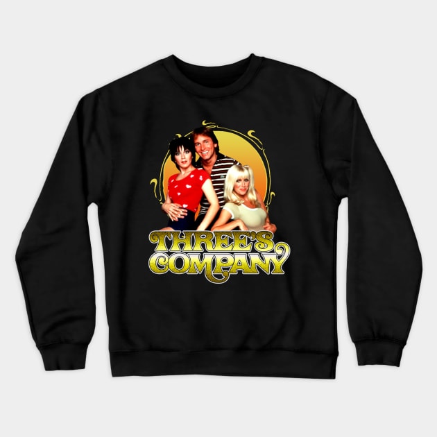 Retro Threes company 80s Crewneck Sweatshirt by Junnas Tampolly